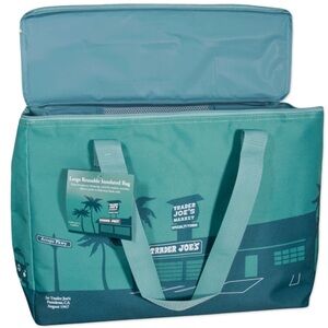 Trader Joe’s Dusty Blue Insulated Tote Bag – Limited Edition